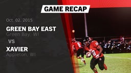 Recap: Green Bay East  vs. Xavier  2015