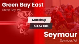 Matchup: East  vs. Seymour  2016