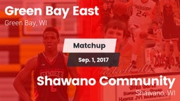 Matchup: East  vs. Shawano Community  2017