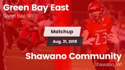 Matchup: East  vs. Shawano Community  2018