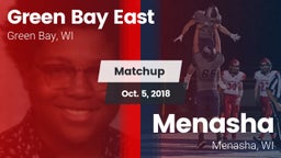 Matchup: East  vs. Menasha  2018