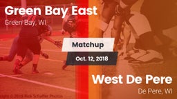 Matchup: East  vs. West De Pere  2018