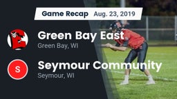 Recap: Green Bay East  vs. Seymour Community  2019