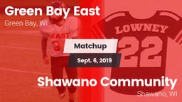 Matchup: East  vs. Shawano Community  2019