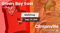 Matchup: East  vs. Clintonville  2019
