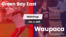 Matchup: East  vs. Waupaca  2019