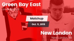 Matchup: East  vs. New London  2019