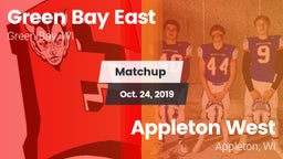 Matchup: East  vs. Appleton West  2019