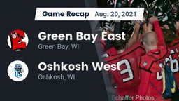 Recap: Green Bay East  vs. Oshkosh West  2021