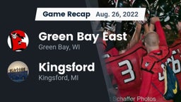 Recap: Green Bay East  vs. Kingsford  2022