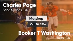 Matchup: Charles Page  vs. Booker T Washington  2016