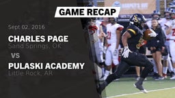 Recap: Charles Page  vs. Pulaski Academy 2016