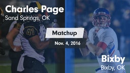 Matchup: Charles Page  vs. Bixby  2016