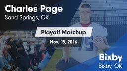 Matchup: Charles Page  vs. Bixby  2016