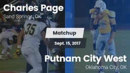 Matchup: Charles Page  vs. Putnam City West  2017