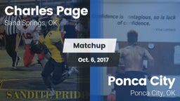 Matchup: Charles Page  vs. Ponca City  2017