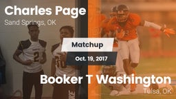 Matchup: Charles Page  vs. Booker T Washington  2017