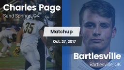 Matchup: Charles Page  vs. Bartlesville  2017