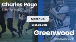 Matchup: Charles Page  vs. Greenwood  2019