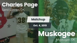 Matchup: Charles Page  vs. Muskogee  2019