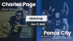 Matchup: Charles Page  vs. Ponca City  2019