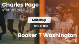 Matchup: Charles Page  vs. Booker T Washington  2019