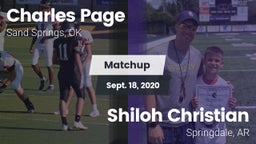 Matchup: Charles Page  vs. Shiloh Christian  2020