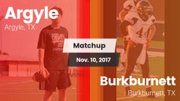 Matchup: Argyle  vs. Burkburnett  2017