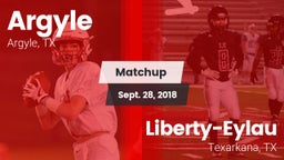 Matchup: Argyle  vs. Liberty-Eylau  2018