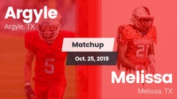 Matchup: Argyle  vs. Melissa  2019