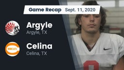 Recap: Argyle  vs. Celina  2020