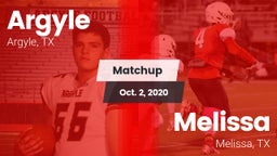 Matchup: Argyle  vs. Melissa  2020