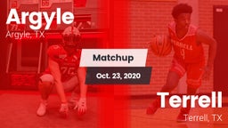 Matchup: Argyle  vs. Terrell  2020