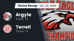 Recap: Argyle  vs. Terrell  2020