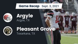 Recap: Argyle  vs. Pleasant Grove  2021