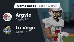 Recap: Argyle  vs. La Vega  2021