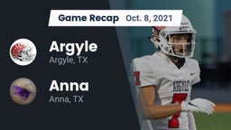 Recap: Argyle  vs. Anna  2021