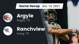 Recap: Argyle  vs. Ranchview  2021
