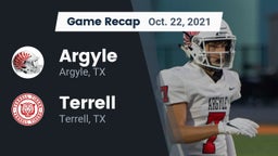 Recap: Argyle  vs. Terrell  2021