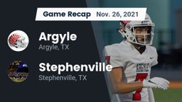 Recap: Argyle  vs. Stephenville  2021