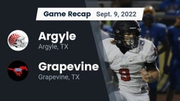 Recap: Argyle  vs. Grapevine  2022