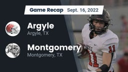Recap: Argyle  vs. Montgomery  2022