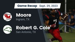 Recap: Moore  vs. Robert G. Cole  2023