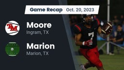 Recap: Moore  vs. Marion  2023