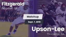 Matchup: Fitzgerald High vs. Upson-Lee  2018