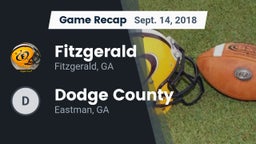 Recap: Fitzgerald  vs. Dodge County 2018