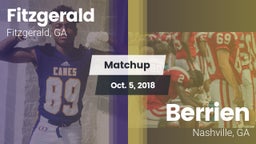 Matchup: Fitzgerald High vs. Berrien  2018
