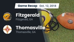 Recap: Fitzgerald  vs. Thomasville  2018