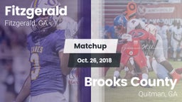 Matchup: Fitzgerald High vs. Brooks County  2018