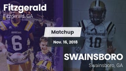 Matchup: Fitzgerald High vs. SWAINSBORO  2018